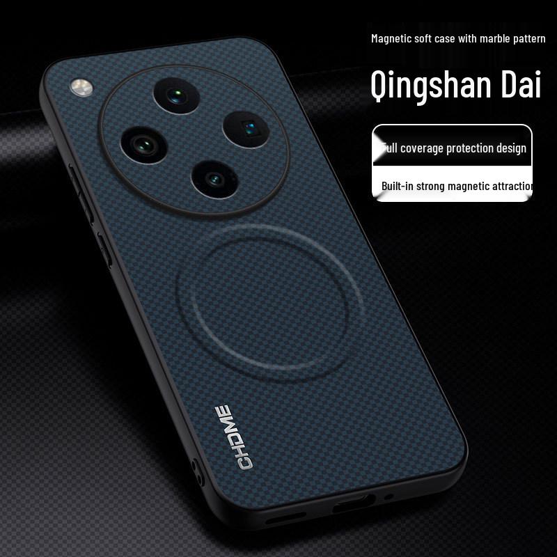 Compatible with OPPO Find X8/8 Pro: Full-Coverage Anti-Drop Premium Fashion Phone Case with Magnetic Buckle and Mark Pattern.