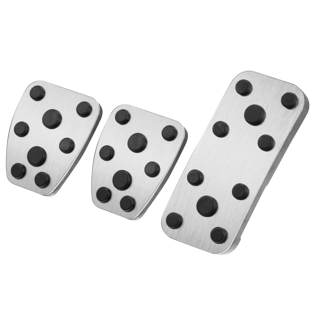 X AUTOHAUX Car Foot Pedal Pad Accelerator Gas Brake Clutch Pedal Cover Kit Anti-Slip