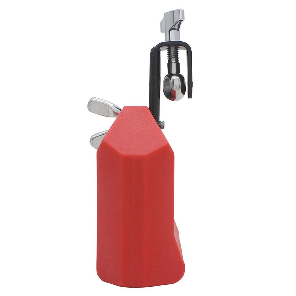 ABS Plastic Cowbell Quick Release Mount Drum Stick Baby Toy Kit (Red)