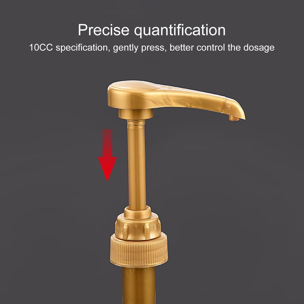 8ks PP Lis na plastový sirup na sirup Typ Praktický dávkovač omáčky Čerpadlo na sirup na kávu