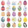Easter Egg Stickers: 50 Waterproof Sheets, Colorful Cartoon Graffiti for Festive Decoration