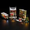 DIY LED Lighting Kit For LEGO® 10308 Holiday Main Street Winter Village Holiday Town Building Block Toy Decoration Adjustable Lighting Accessories