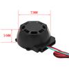 Plastics Adjustable Sensitivity Alarm 12V Motorcycle Anti-Theft Device Warning Horn Alarm Host With 2 Remote Controller