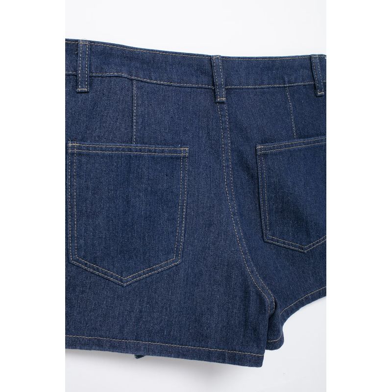 Jnleaog Summer New Arrival Women's Clothing Fashion Style Stylish Fashion All-Match Casual Style Double Breasted Denim Skirted Leggings