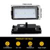 2pcs LIGHT Number License Plate Lights For Seat Altea 2004-2009 Arosa 1997-2004 Facelift Cordoba MK1 (6K) Facelift 1999-2002