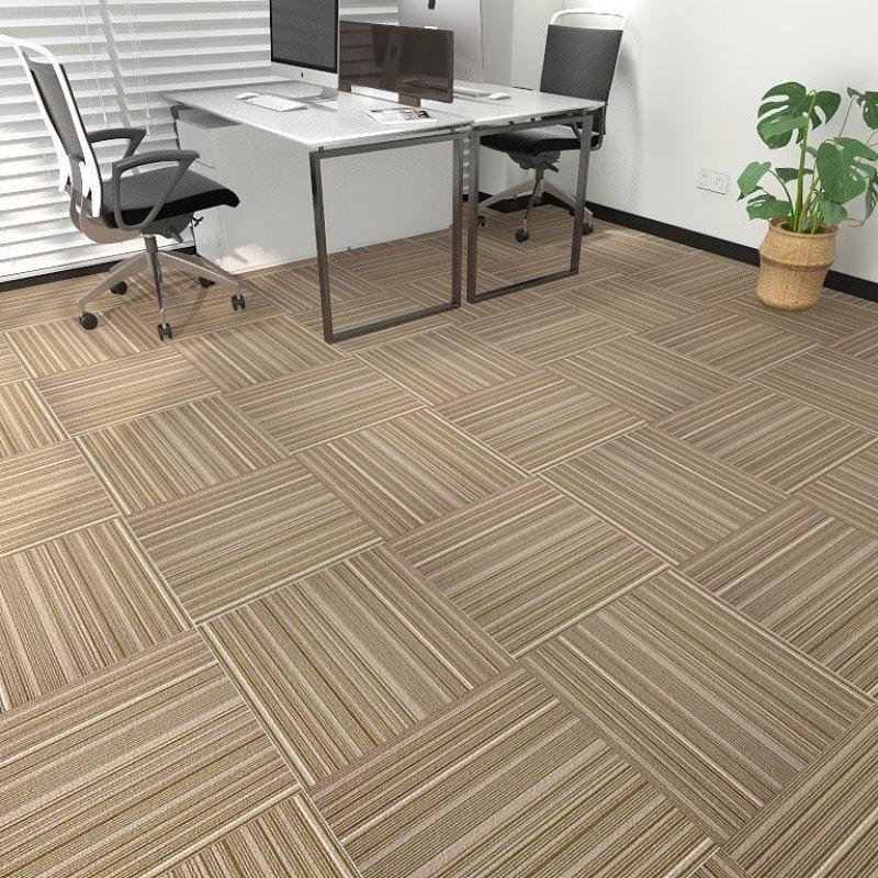 Große graue Büro- und Schlafzimmer-Teppichfliesen - Vollständige Raumabdeckung