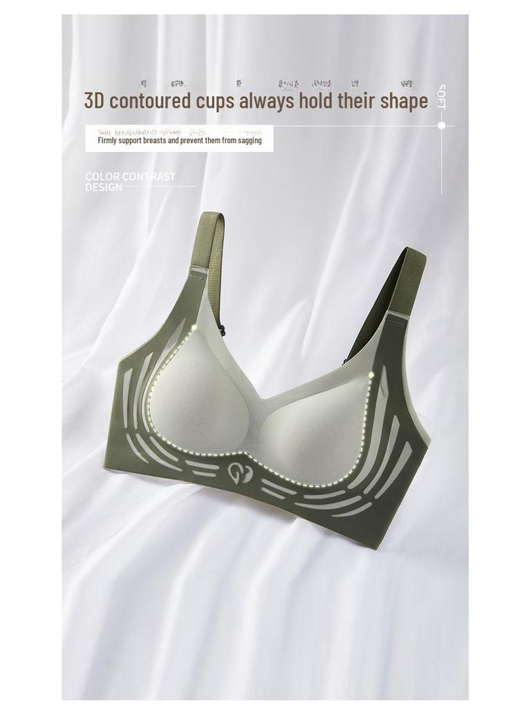 Bezešvá sportovní podprsenka: Zvednutí a podpora pro malá prsa, zabraňuje povisnutí a bočním prsům
