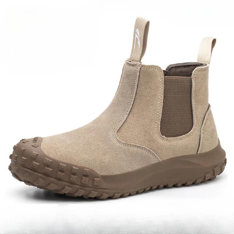 Sicherheitsschuhe Arbeitsschuhe Stahlkappe Herren Pannensichere Arbeitsstiefel Anti-Smash-Schutzstiefel Unzerstörbare Sicherheit Leicht