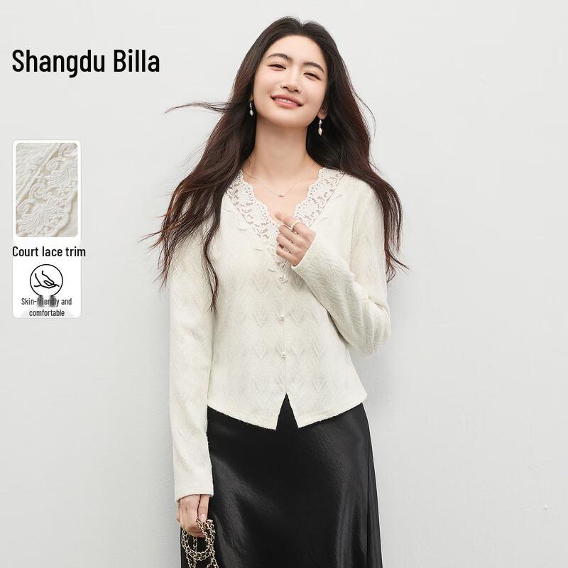 

Women s Lace V-Neck Base Layer Top L