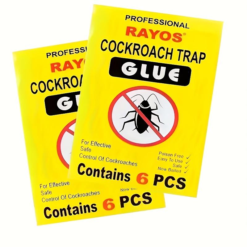 

12 упаковок нетоксичных клеевых ловушек для тараканов — профессионального уровня, просты в использовании, эффективны для борьбы с тараканами, не требуют электропитания 6 pieces
