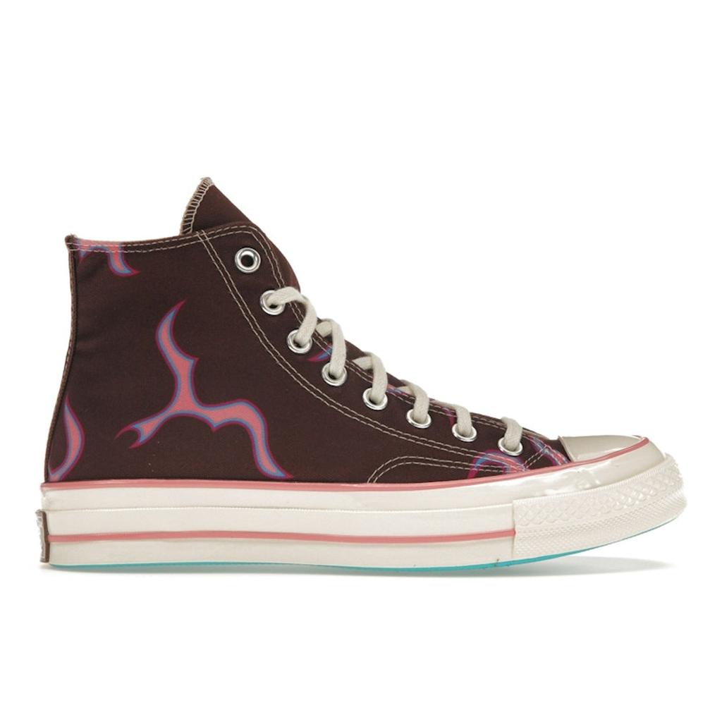 Converse Golf Le Fleur X Chuck 70 High Paprika Flame Unisex Sneakers Brown Egret Salmon-Rose A08646C