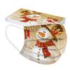 10pc Christmas Print  for  Face Mask Disposable Earloop Mask