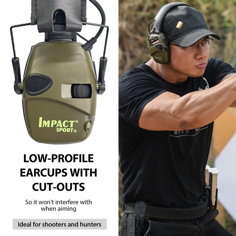 1/2pcs Ear Protection Shooting Noise Cancelling Earmuff Hearing Protection Headphone Adults Construction Muffs for Hunting