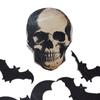 Amscan Eerie Boneyard Glitter Cut Out Halloween Decoration (Pack of 15)