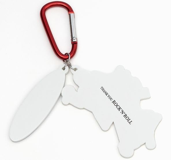 Eikichi Yazawa 2024 Goods Rubber Keychain Silhouette Keychain (EIKICHI YAZAWA) (LOGOS)