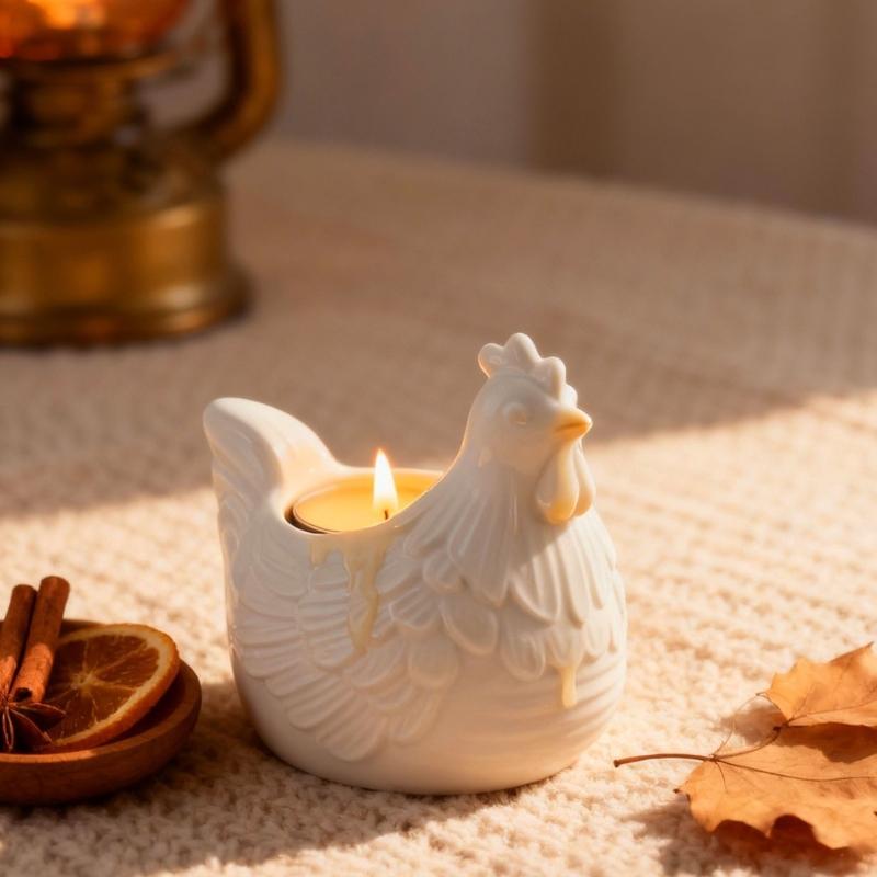 2Pcs Chick Silicone Candle Mold Multipurpose Silicone Mould For Candle Tealight Holder Easter Decoration Resin Casting