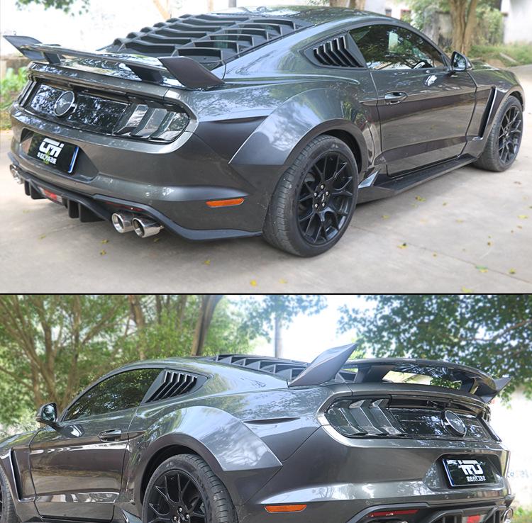 15-23 Ford Mustang Flowing Water Trunk Spoiler Modification.