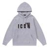 ICON Men's European-Style Hoodie: Trendy, Loose-Fit Outerwear for Autumn/Winter.