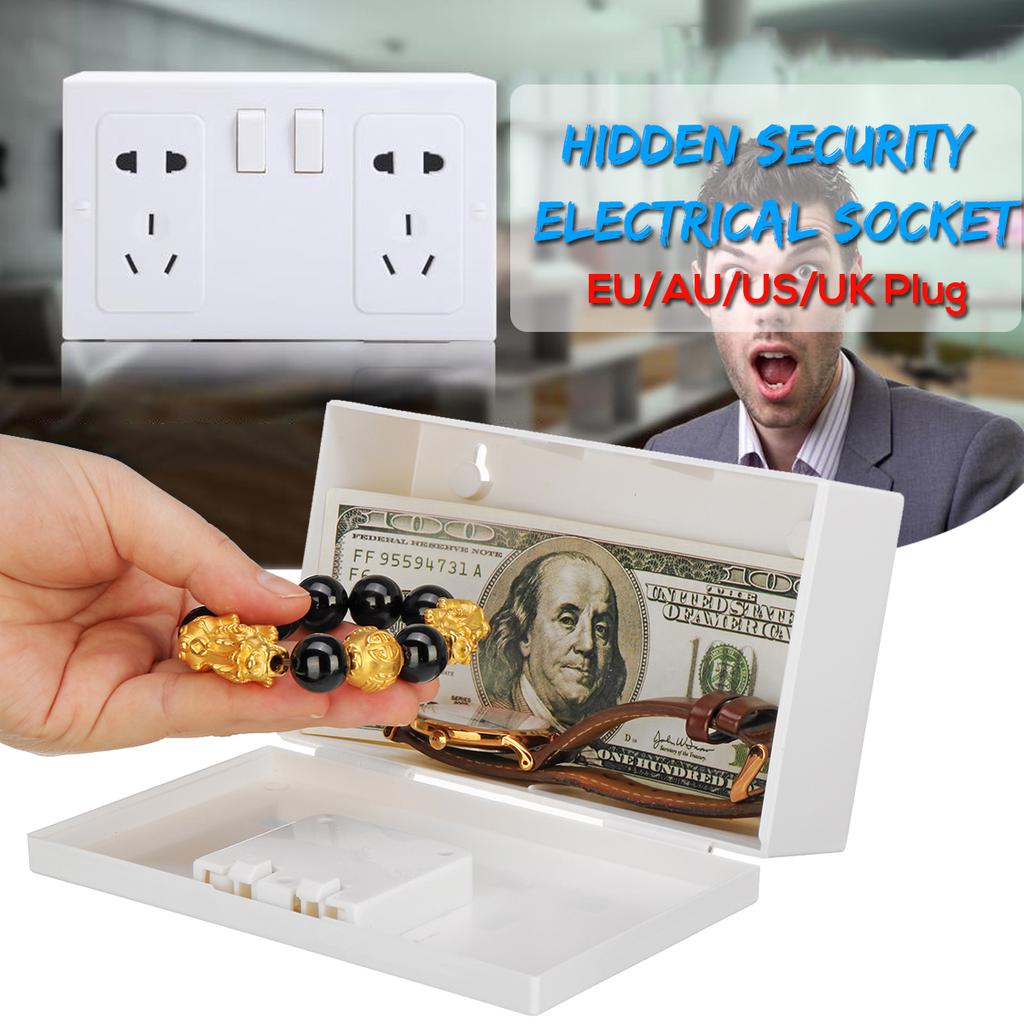 Buy Hidden Home Wall Socket Safe Box Security Secret Valuable Money