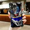 M-Mazinger Z Anime Plating Phone Case For Iphone 16 17 Pro Max Air 16E 14 15 Plus 12 13 Mini Anti-Fall Airabag Cover
