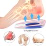 1Pair/3Pair Silicone Massager Care Half Heel Insole Orthopedic Insoles for Heel Spurs Pain Foot Cushion Foot Pad Height Increase