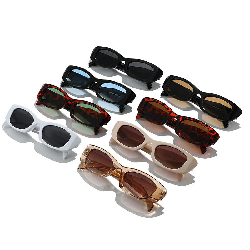 Unisex Small Square Sunglasses Classic Retro Style Sun Glasses for Driving Outdoor UV400 Protection Lightweight Comfortable