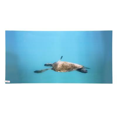 Aquarium Hintergrundpapier PVC Selbstklebend 3D-Effekt Aquarium Dekoration Poster 122x50cm