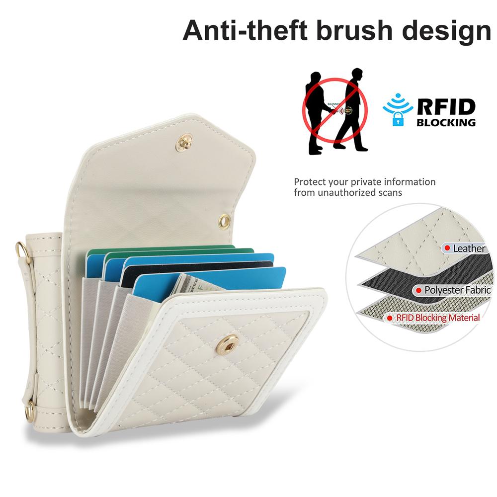 Crossbody Lanyard Leather Case for Samsung Galaxy Z Flip 6 5 4 3 Flip6 Flip5 Wallet Card Slot Holder Shockproof Phone Bags Cover