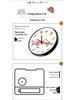 Silent 3D Clock: Magnetic Refrigerator Sticker - Creative Home Decor
