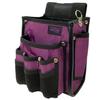 Kozuchi Worktime Radical Electrician's Waist Pouch, 2-Drawer, All-Purpose, Camouflage Purple, KNR-13MPL