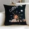 popular singer Clairo Cushion Cover Soft & Easy-Wash Pillow Case – Versatile for Couch, Bed, Travel and Office