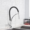 Hot and Cold Mixing Tap Kitchen Washbasin Sink Faucet Kitchen Faucets Single Handle Rotation Pull Out Sprayer Tap Deck Mounted