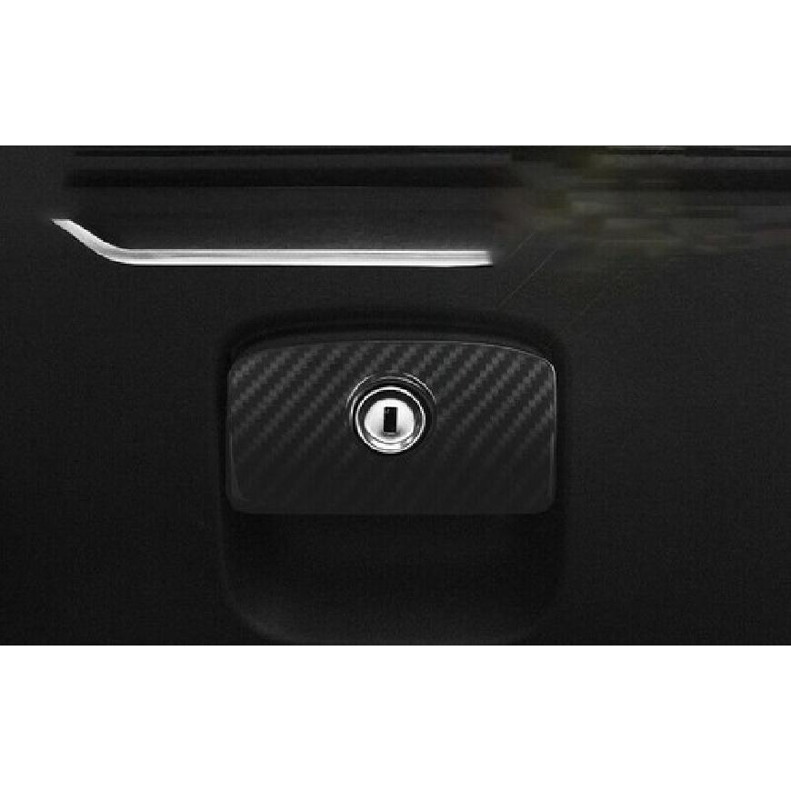 Real Carbon Fiber Inner Storage Box Handle Bowl Trim Fit For Jaguar XE 2016-19