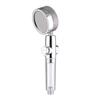 Compact High-Pressure Turbo Shower Head with Propeller for Handheld Use