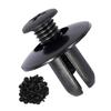 10/30/50/100pcs Universal Car Bumper Fender 8mm Hole Plastic Rivets Fastener Screw Car Fastener Clip for Nissan Toyota Focus Kia