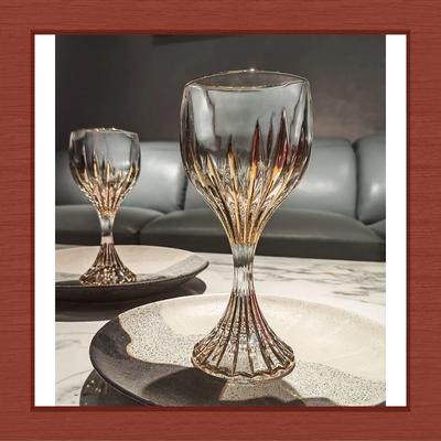 Hand-painted High-value Red Wine Glasses Luxury Goblets Home High-grade Crystal Glass Creative Wine Glasses.