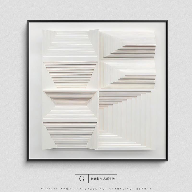 Abstract Restaurant Decorative Painting Modern Geometric Living Room Wall Art 3D Wall Mural Sofa Background Interior Decoration