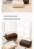 Lychee Pattern Leather Tissue Box for Home, Living Room, Hotel, or Restaurant - Stylish and High-Quality Napkin Holder