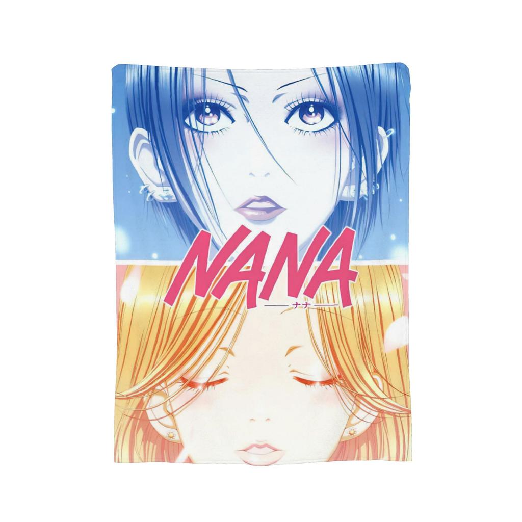 Nana Anime Manga Blankets Coral Fleece Plush Printed Breathable Ultra-Soft Throw Blanket for Home Outdoor Rug Piece