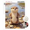Pearl Painting Kit Cute Otter Animal DIY Home Decoration Painting