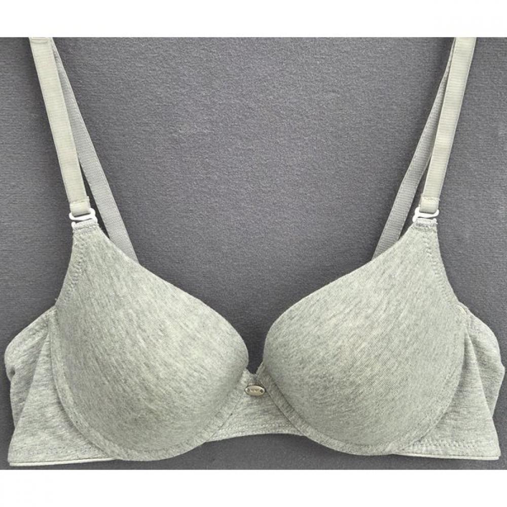 

Venus ComfortAble Fit Modal Material Simple Daily Ab Cup Bra Grey/70B