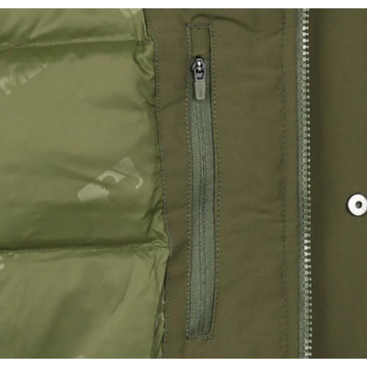 New MLB Down Jackets Unisex Army Green 31DJCG061