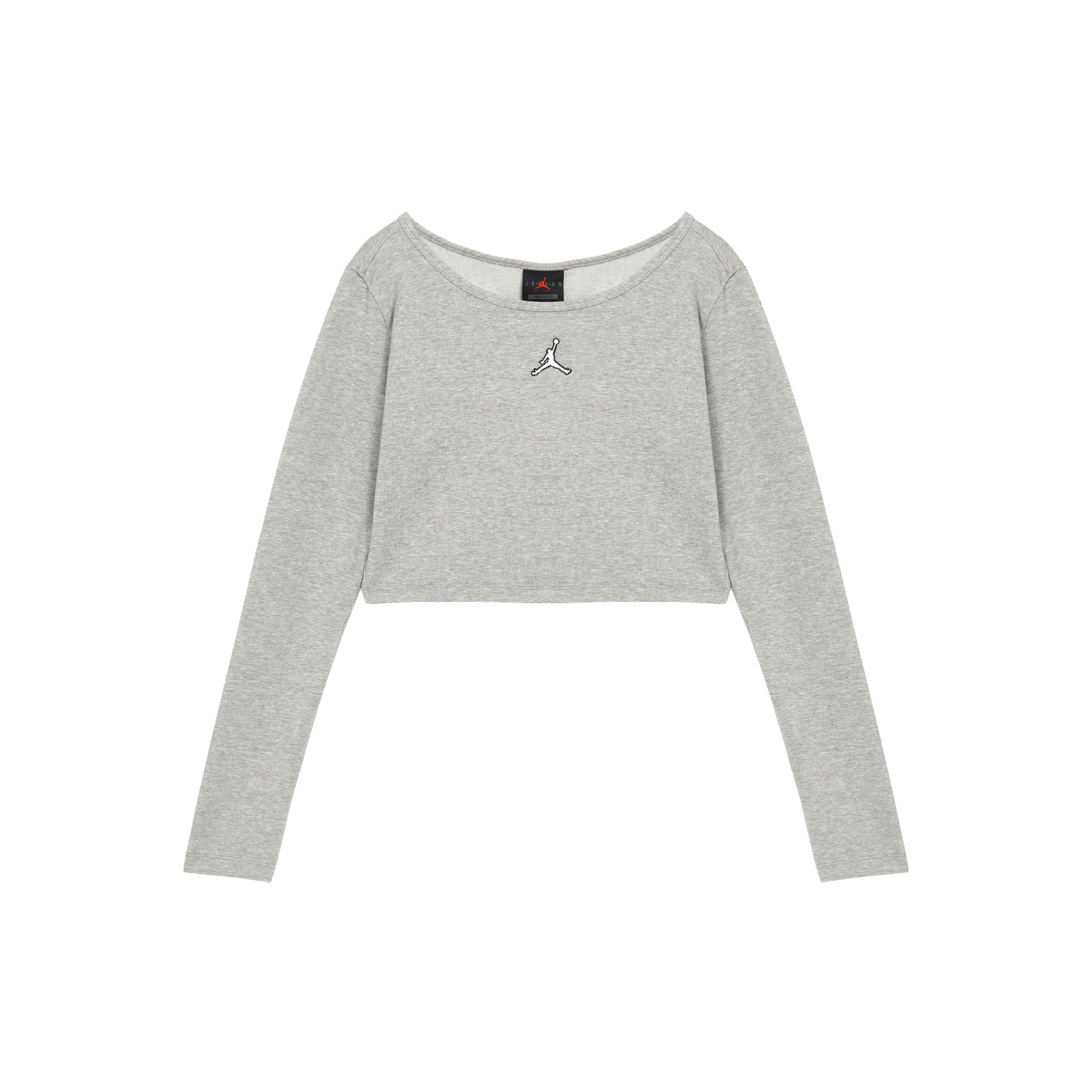 

New Jordan T Shirts Women s Gray DQ4466-063 XL