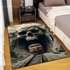 Skull Tunnel Train Creative Pattern Carpet for Living Room Bedroom Bathroom Mat Creative Doormat Sofa Table Home Decor Area Rug