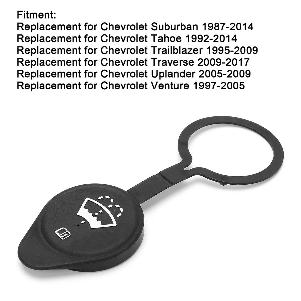 Windshield Washer Tank Cap 25731418 22087348 Suburban 1987 2014 Auto Body Reservoir Replacement Windshield