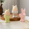 1 Stück Osterhase Keramik Frühstücksei Becher Minimalistisch Haus Wohnzimmer Schreibtisch Dekor Ornament Tier Eierhalter
