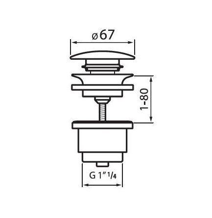 Dessi Home Klik-Klak Automatic Stopper