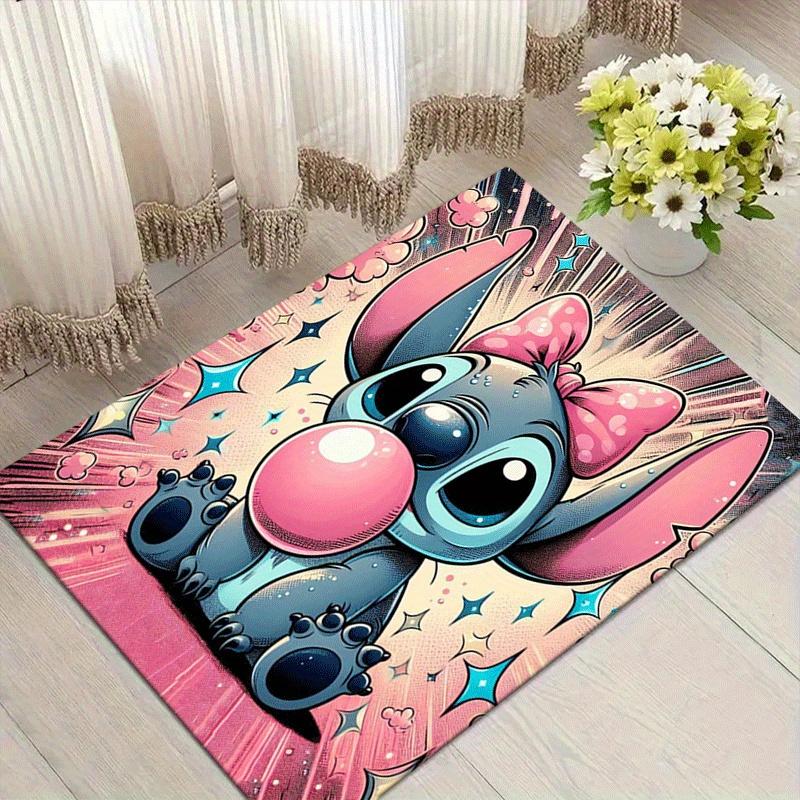 

1pc Stitch Pattern Area Rug Soft Flannel Floor Mat for Living Room,Office,Bedroom and Carpet,Sofa Coffee Table Floor Mat 60cm by 90cm