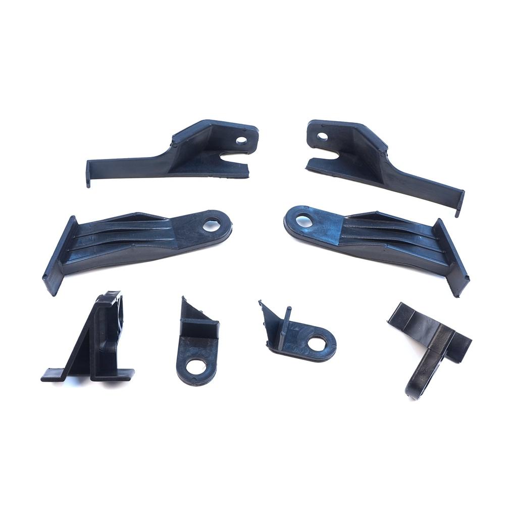 EHL506+EHL507 Headlight Holder Mount Repair Bracket Tab Set Left Right Side for Toyota Corolla MK11 4-Door Sedan 2014-2016 8115002E60 8111002E60