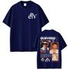 Rapper Quevedo Buenas Noches Tour 2025 T-Shirt Unisex Women Retro O-Neck Oversized Cotton T Shirt Hip Hop Fans Gift Clothing Tshirt